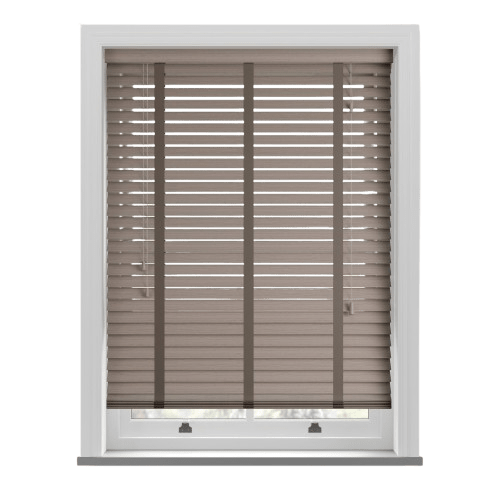 Urban Oak Real Wooden Blinds With Tapes - Zen Shades