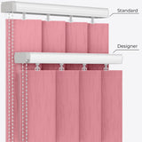 Van Gogh Lipstick Pink Vertical Blinds - Zen Shades