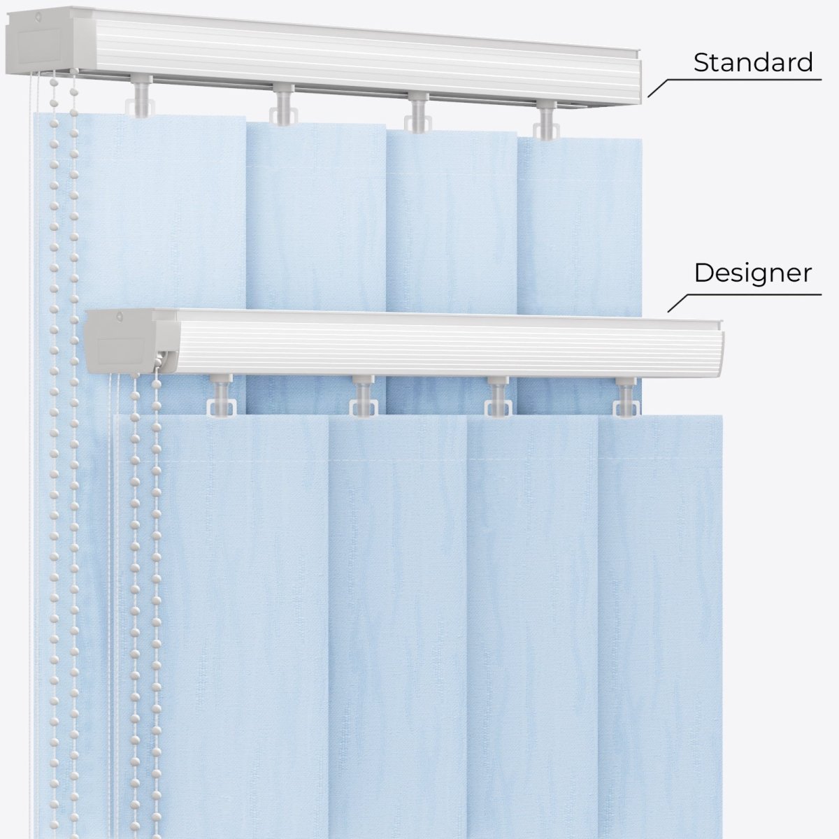 Van Gogh Paris Blue Vertical Blinds - Zen Shades