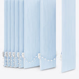 Van Gogh Paris Blue Vertical Blinds - Zen Shades