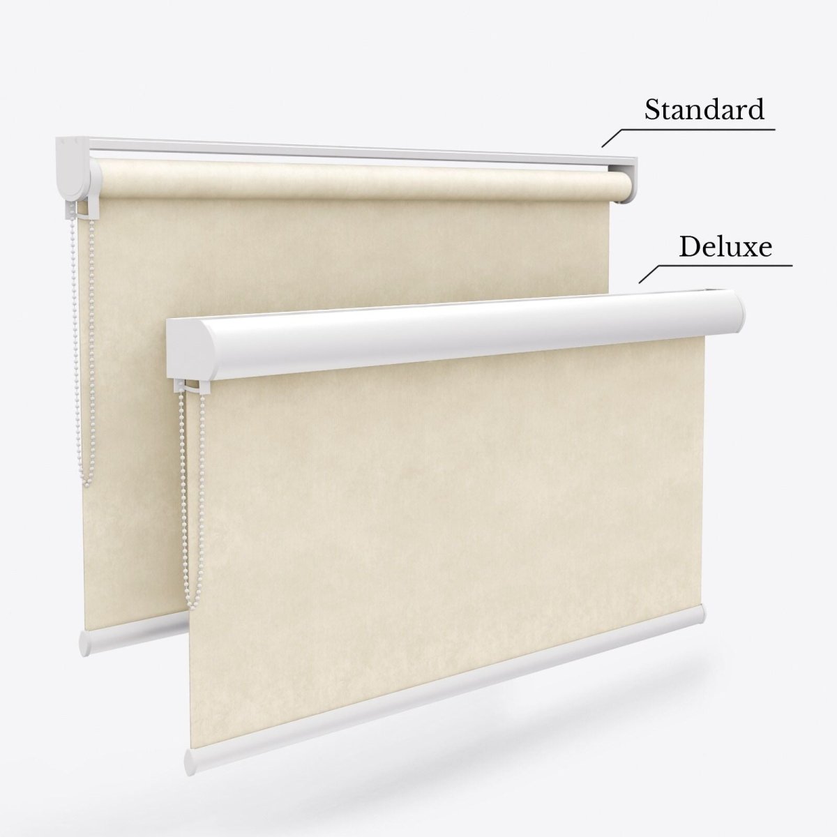 Velvet Sandshell Blackout Roller Blinds - Zen Shades