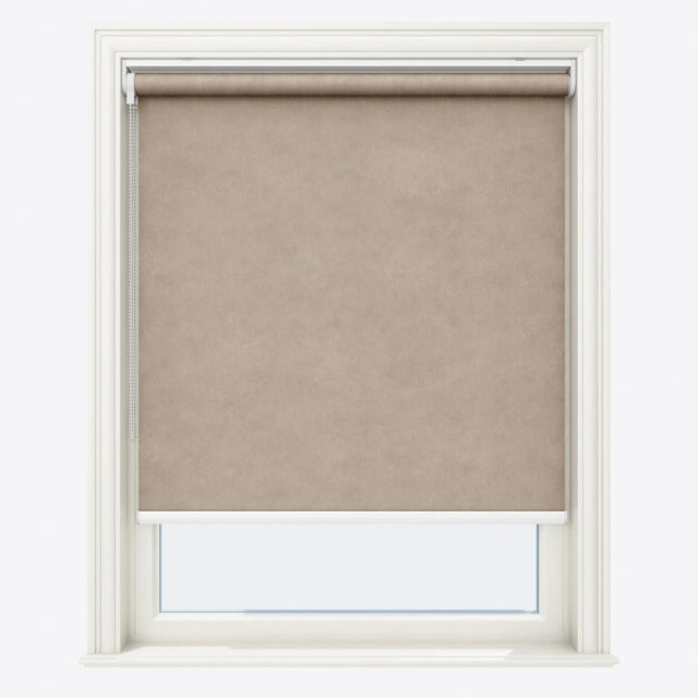 Velvet Savannah Tan Blackout Roller Blinds - Zen Shades