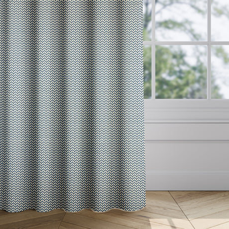 Vista Indigo Curtains - Zen Shades