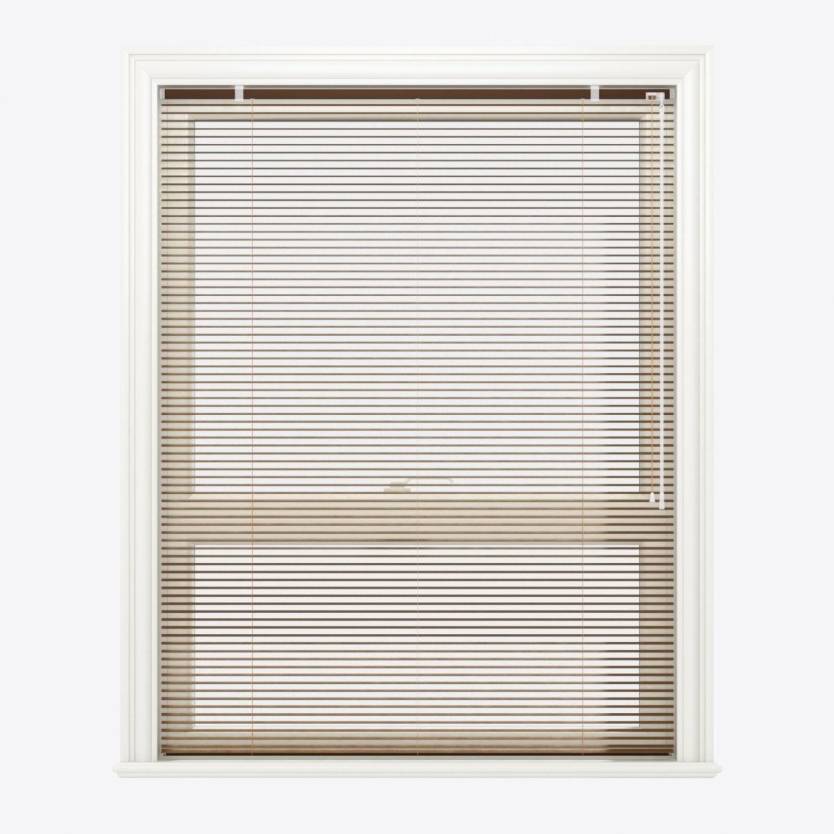 Woodgrain Pecan Venetian Blinds - Zen Shades