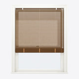 Woodgrain Pecan Venetian Blinds - Zen Shades