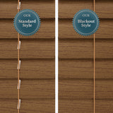 Woodgrain Pecan Venetian Blinds - Zen Shades