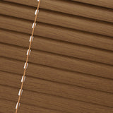 Woodgrain Pecan Venetian Blinds - Zen Shades