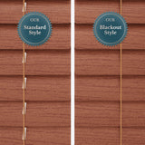 Woodgrain Redwood Venetian Blinds - Zen Shades