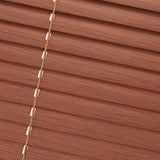 Woodgrain Redwood Venetian Blinds - Zen Shades