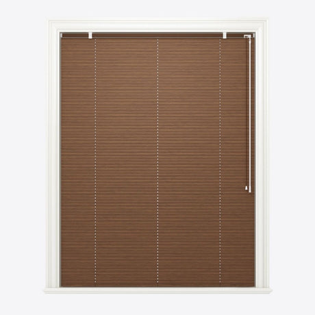 Woodgrain Walnut Venetian Blinds - Zen Shades