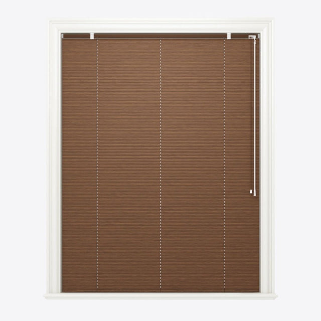 Woodgrain Walnut Venetian Blinds - Zen Shades