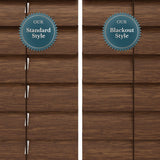 Woodgrain Walnut Venetian Blinds - Zen Shades