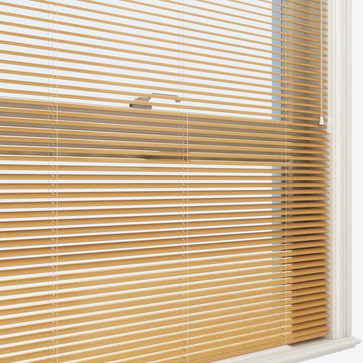 Woodgrain Warm Oak Venetian Blinds - Zen Shades