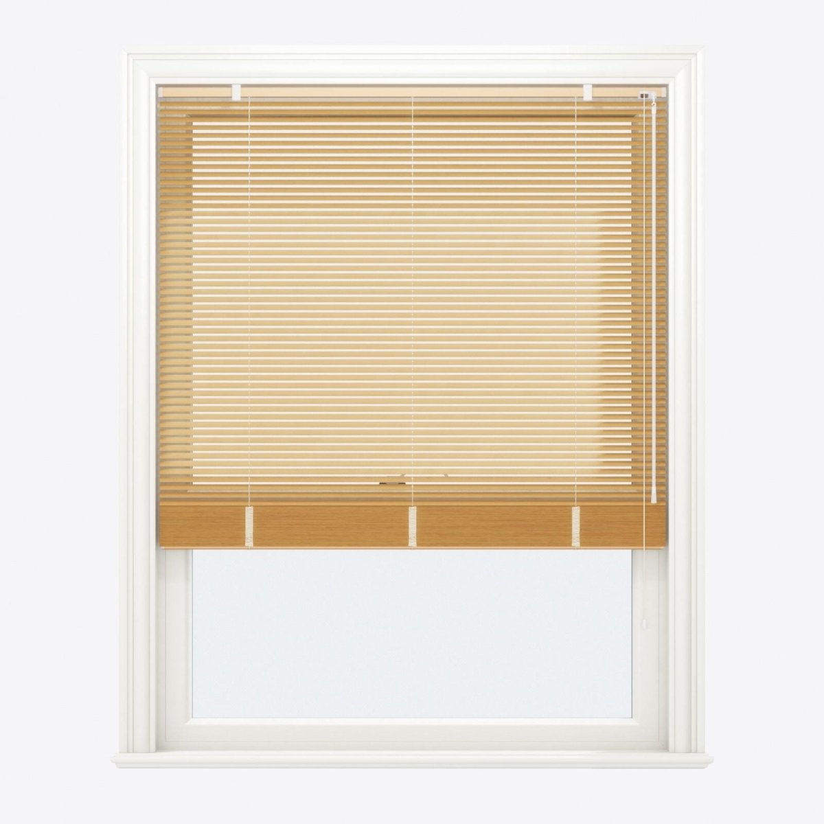 Woodgrain Warm Oak Venetian Blinds - Zen Shades